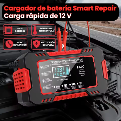 VoltCare™ | Cargador y Reparador de Baterías de Auto 12V