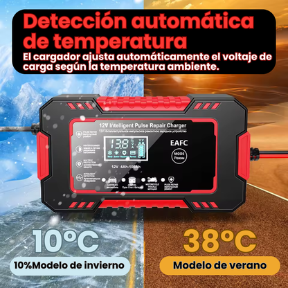 VoltCare™ | Cargador y Reparador de Baterías de Auto 12V