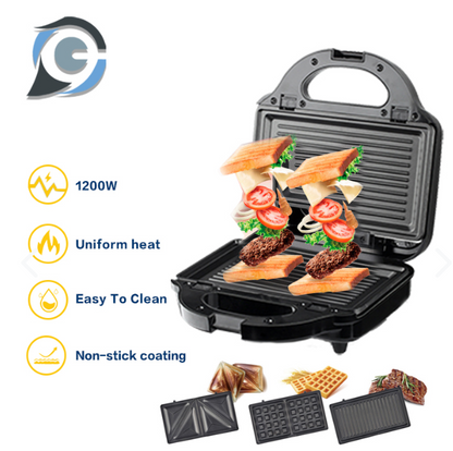 Tostadora De Pan Eléctrica Sanguchera